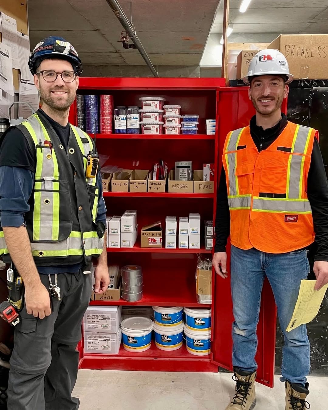 Worker accessing Kelly Inventory Management system